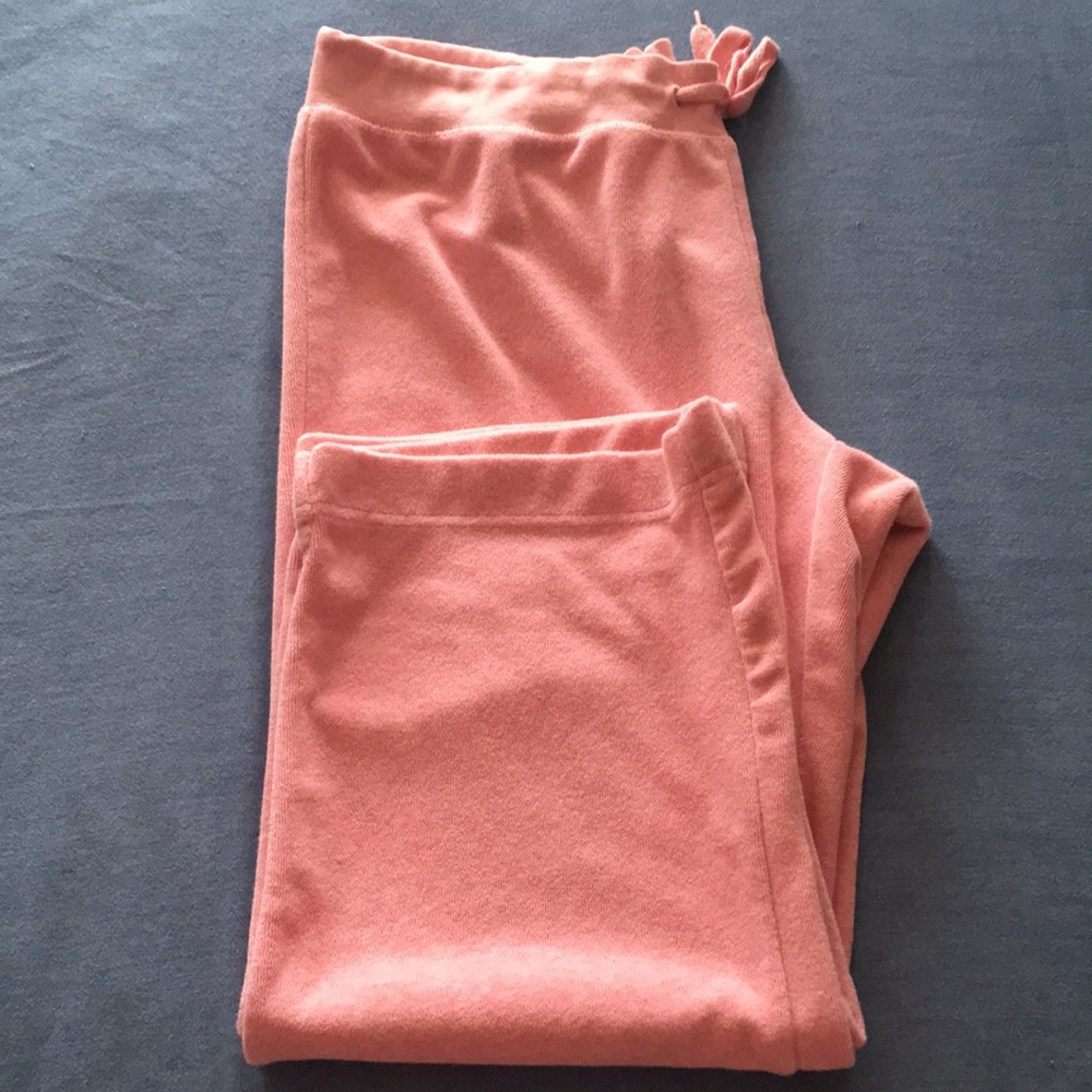 Pink Gap Terrycloth Capris